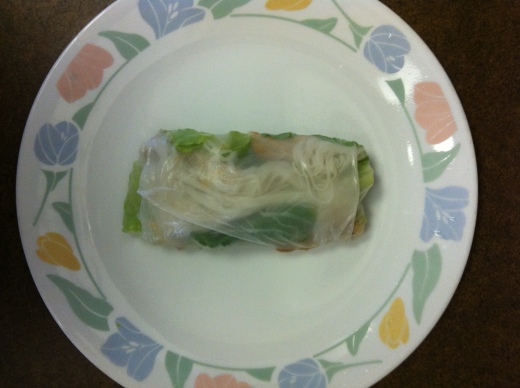 Finished Salad Roll